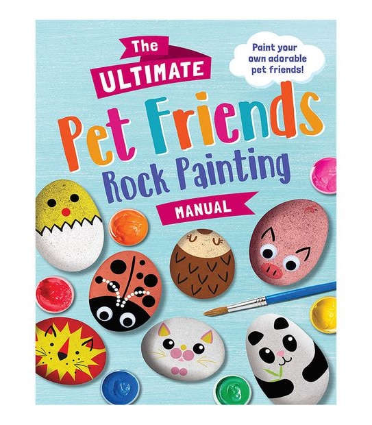 Book And Kits - Pet Friends Rock Painting