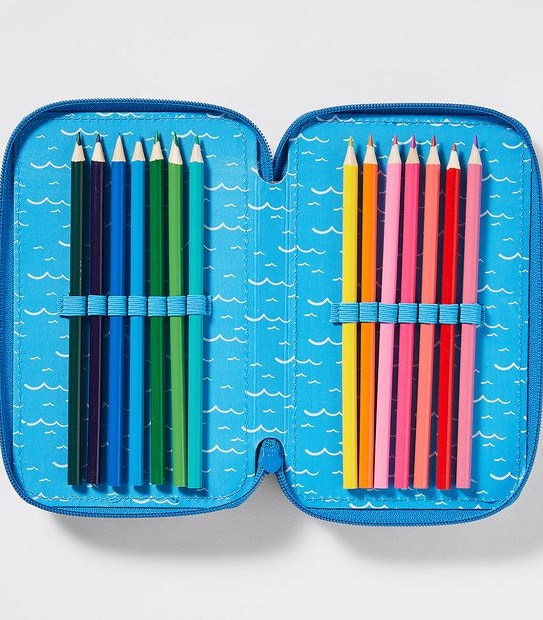 Shark Pencil Case Set