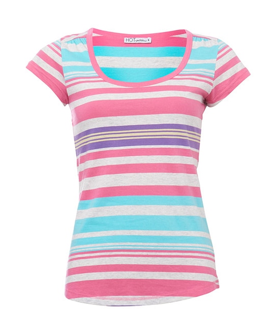 Hot Options Stripe Tee - Camilla Rose