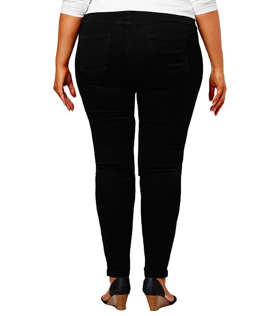 Belle Curve Biker Jeans - Black
