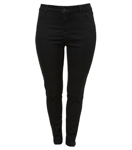 Belle Curve Biker Jeans - Black