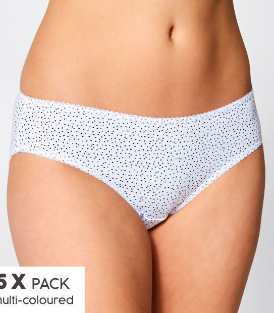 5 Pack Hipster Briefs 1 of 6