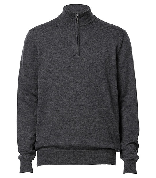 Australian Extra Fine Merino Wool Zip Jumper