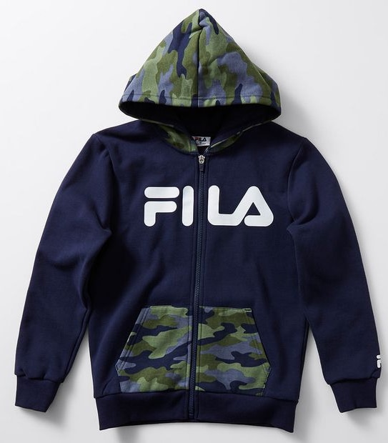 Fila Kids Zip Through Hoodie