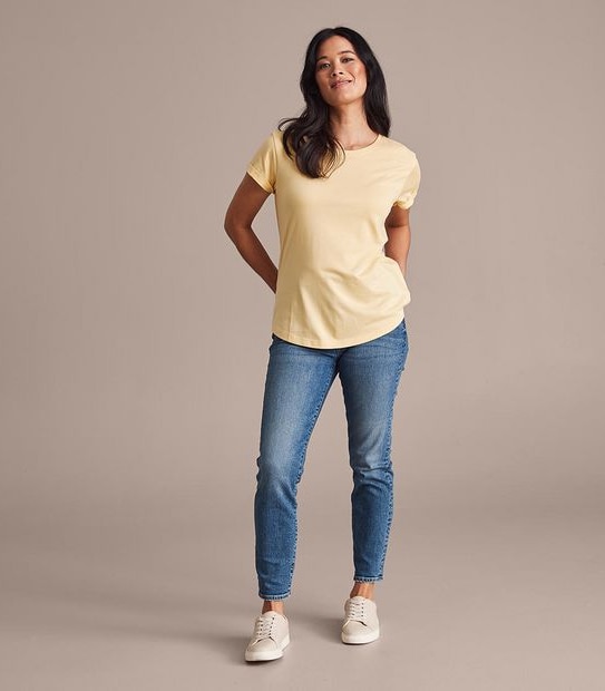 Cotton/Modal Relaxed T-Shirt
