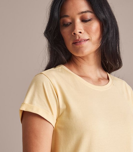 Cotton/Modal Relaxed T-Shirt