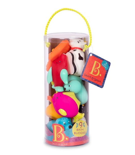 B. toys Squish & Splash 9 Bath Buddies