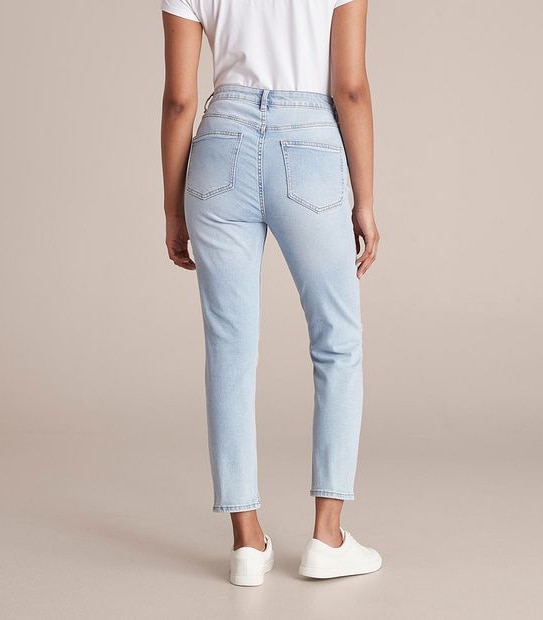 Hayley Denim Slim Leg Distressed Jeans