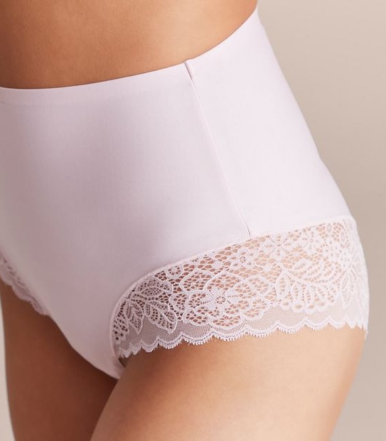Bella Bonded Microfibre and Lace Full Briefs