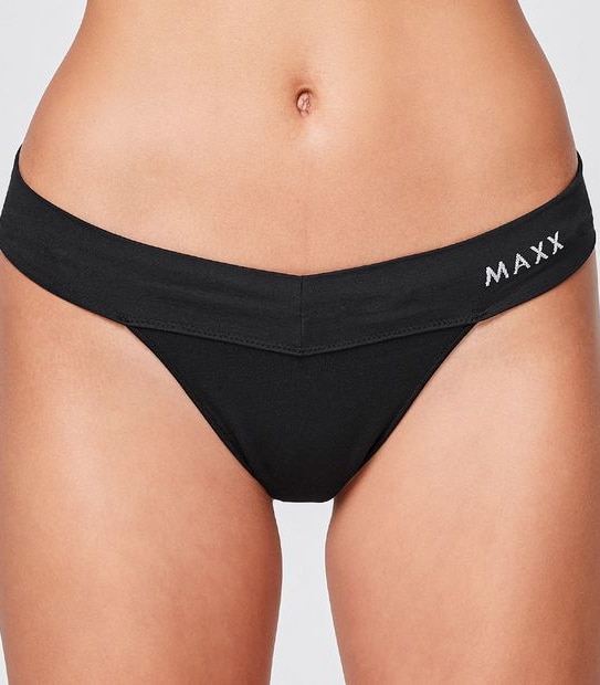 Maxx Seamfree G-String Briefs - Black