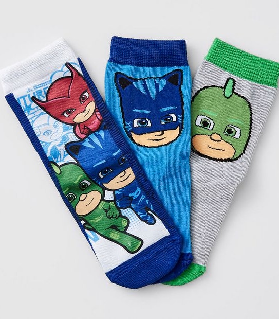 PJ Masks 3 Pack Socks