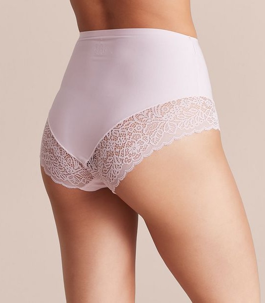 Bella Bonded Microfibre and Lace Full Briefs