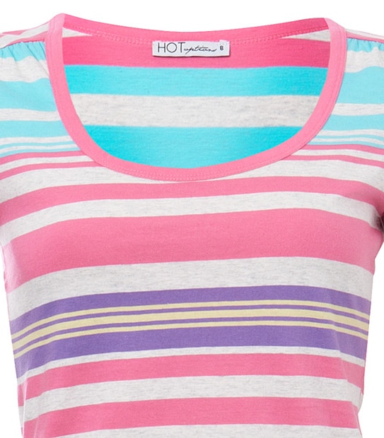 Hot Options Stripe Tee - Camilla Rose