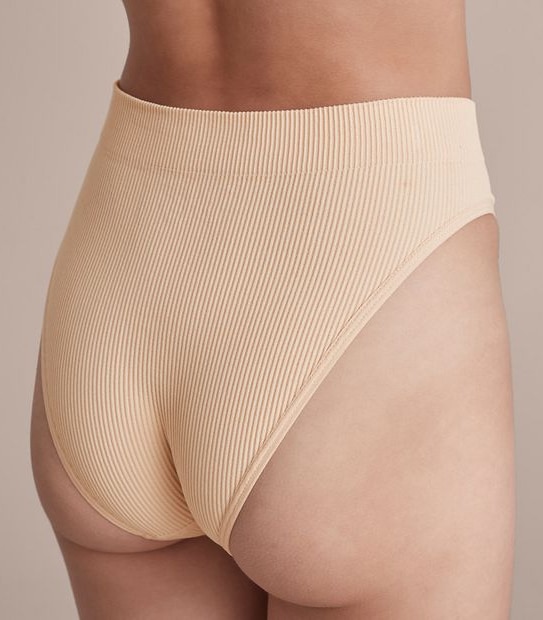 Lily Loves Ribbed Seamfree Hi-Waisted Bikini Briefs; Style: LHB02077