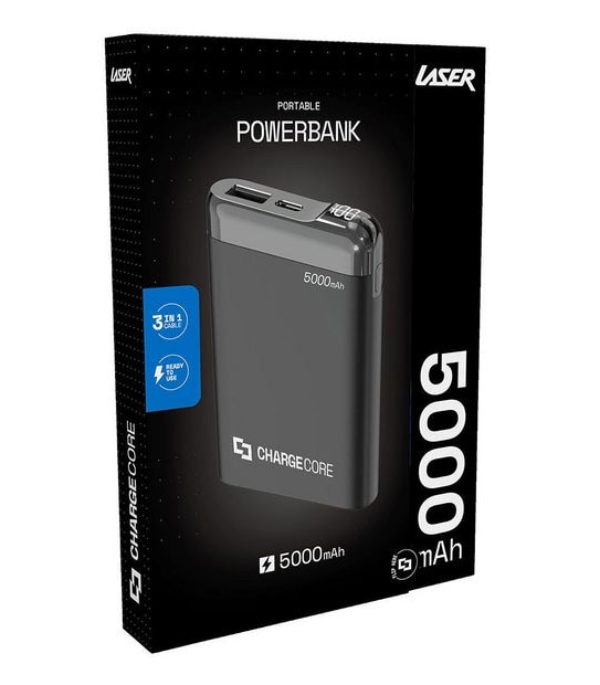 Laser 5000mAH Power Bank