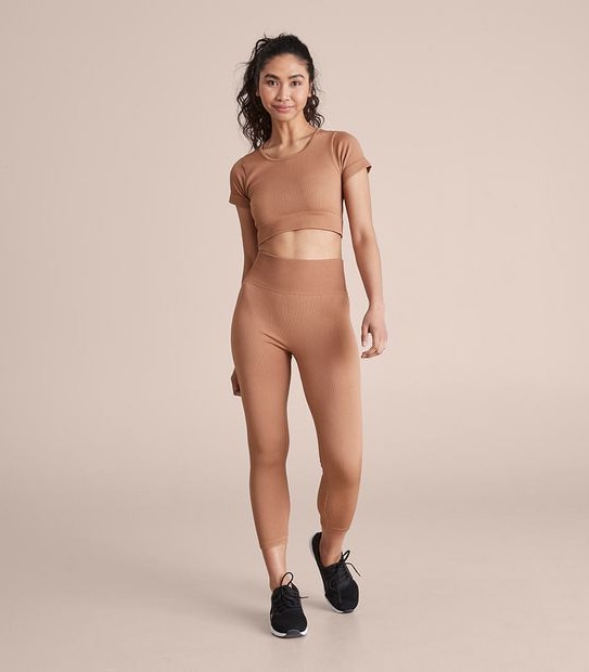 Active Rib Seamfree 7/8 Length Tights