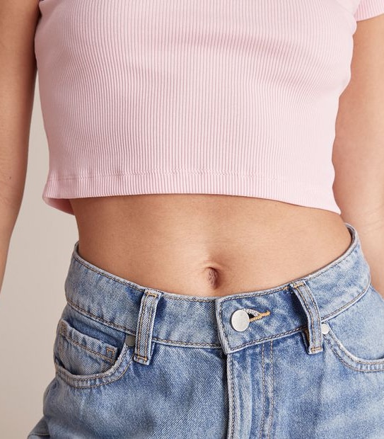 Lily Loves Organic Cotton Rib Baby Crop T-Shirt