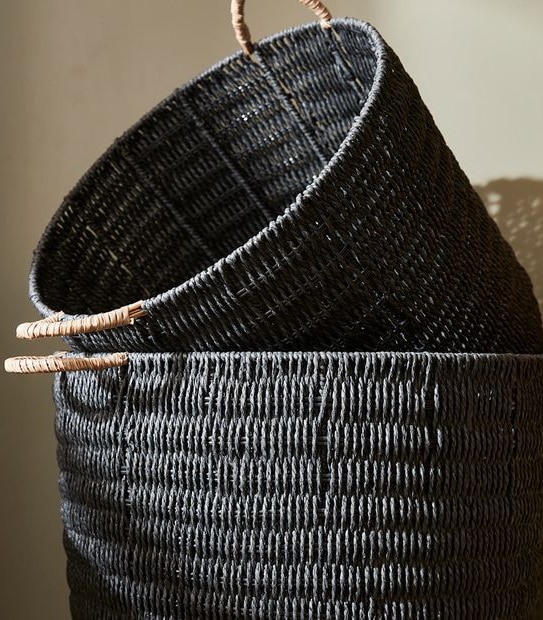 Round Paper Cord Basket - Small