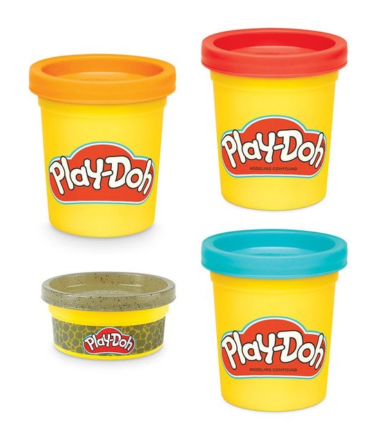 Play-Doh Wheels Chompin' Monster Truck Toy with Car Accessory and 4 Colours