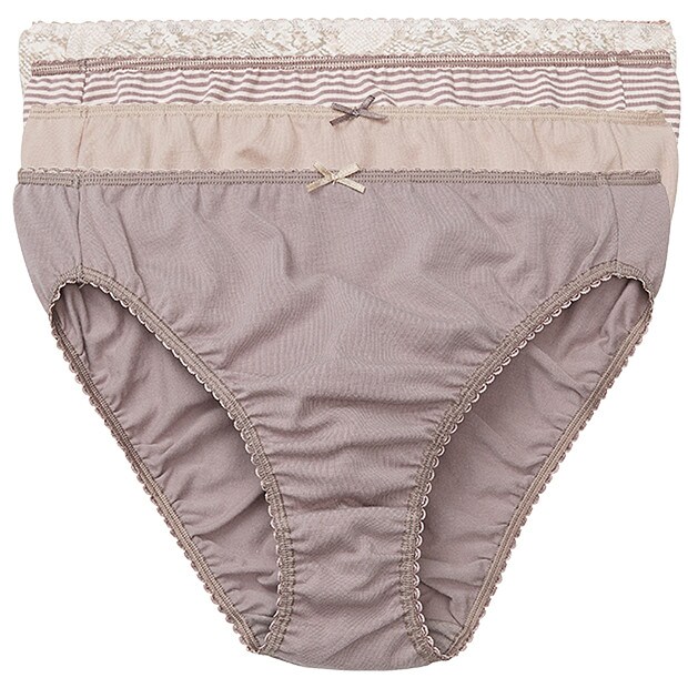 5 Pack High Cut Briefs