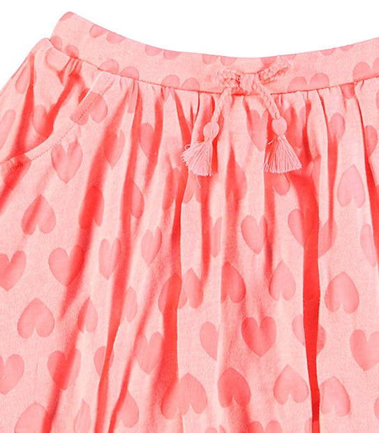 Girls' Burnout Heart Skirt 3 of 3