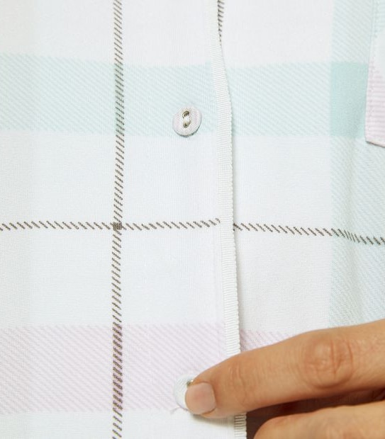 Jersey Nightshirt - Lilac Purple Check