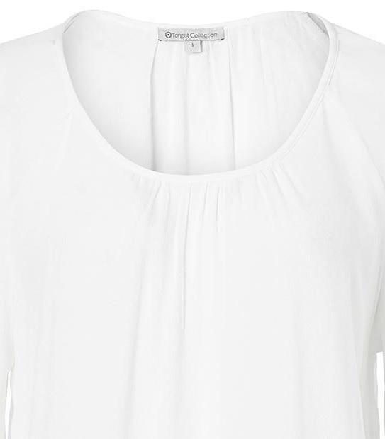 Flutter Sleeve Top - White