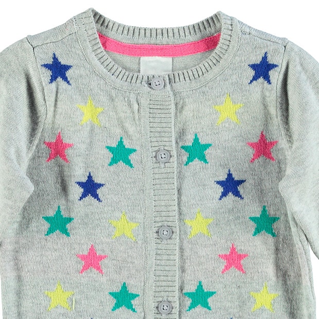 Girls' Long Sleeve Star Cardigan Target Australia