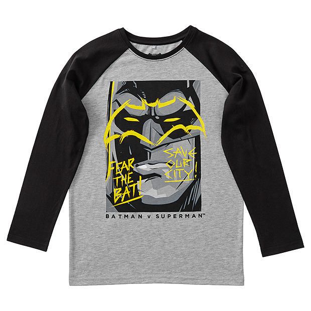 Batman V Superman Long Sleeve Print Top 
