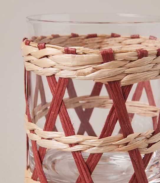 4 Pack Rattan Tumblers