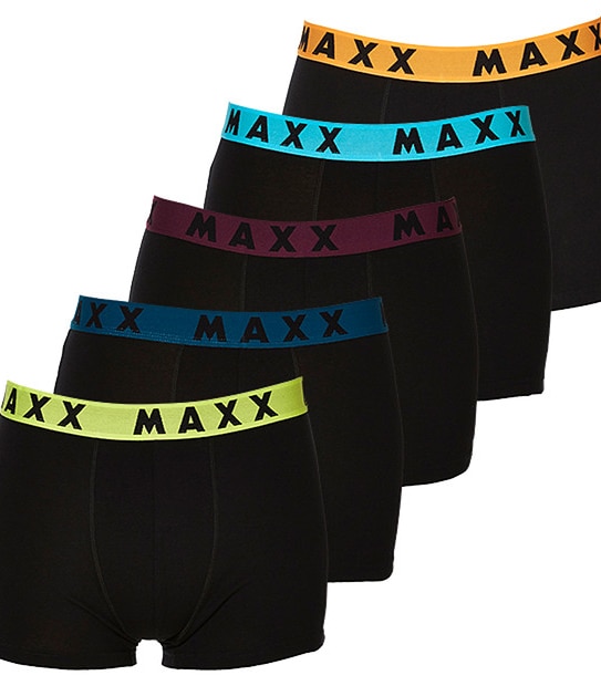 Men's Maxx 5 Pack Trunks - Black