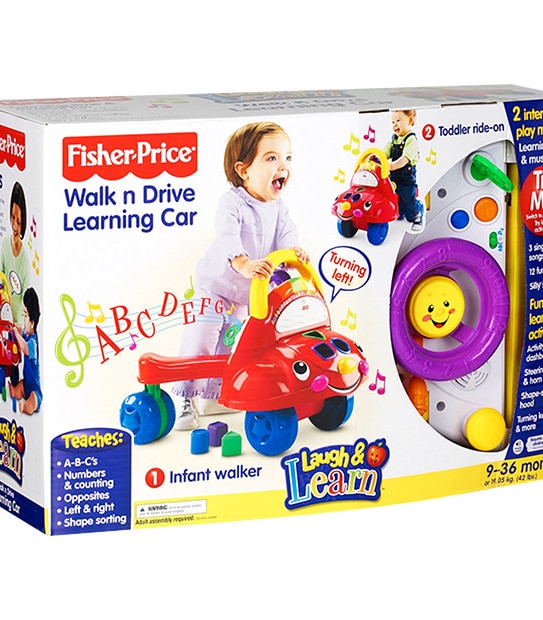 Fisher-Price Laugh & Learn Walk 'N' Drive Learning Car