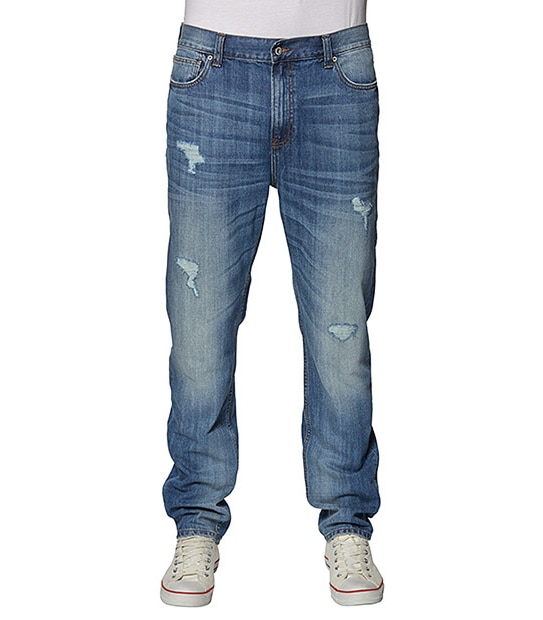 Rip & Repair Tapered Fit Jeans