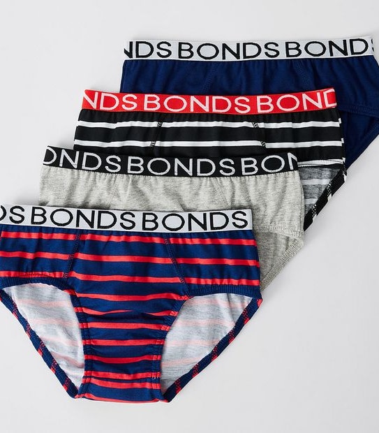 4 Pack Bonds Briefs
