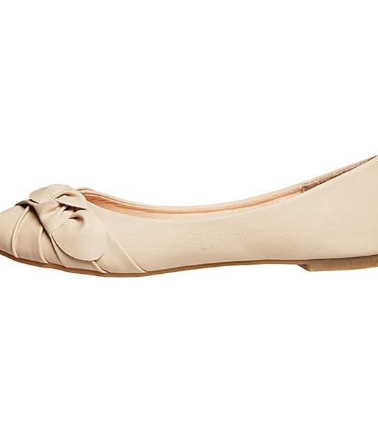 Toasted Ballet Flats - Beige