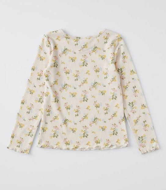 Floral Rib Top