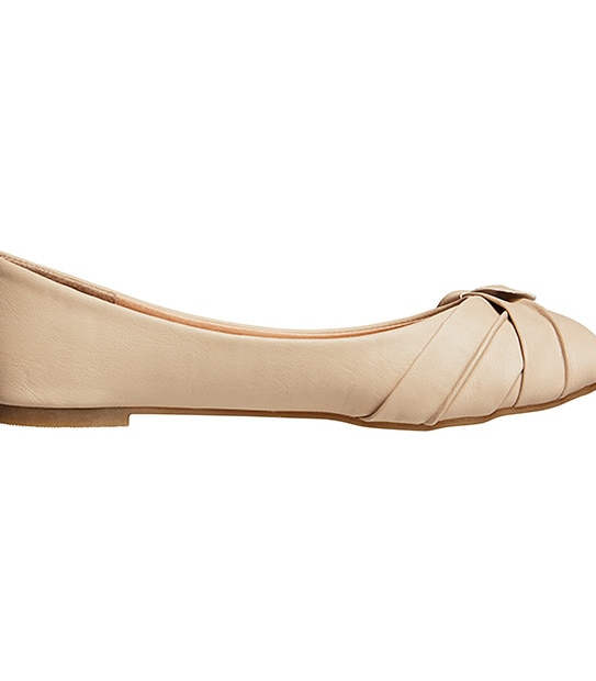 Toasted Ballet Flats - Beige