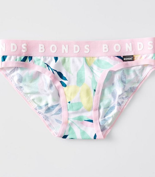 Bonds Older Girls 2 Pack Bikini Briefs - Multi
