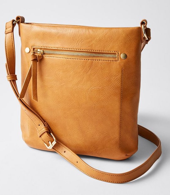 Slimline Sling Crossbody Bag - Tan