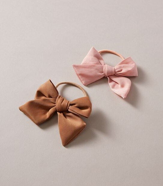 2 Pack Bow Hair Ties