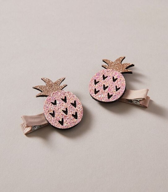 2 Pack Pineapple Hair Clips
