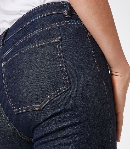 DENIM Sophie Skinny High Rise Ankle Length Jeans - Rinse Blue