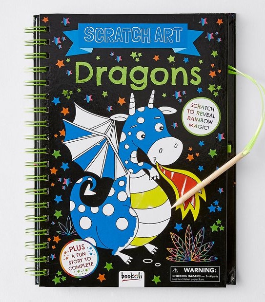 Scratch Art Dragons