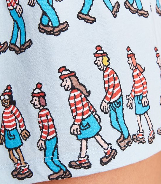 Womens Family Matching Where's Wally Pyjama Set