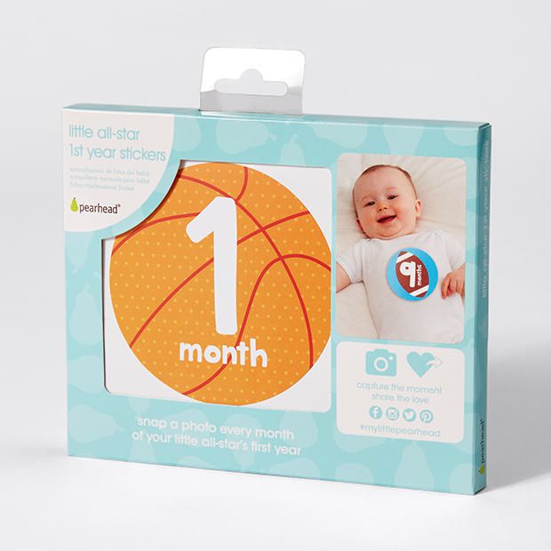 Pearhead® Little All-Star First Year Belly Stickers Pearhead® Little All-Star First Year Belly Stickers
