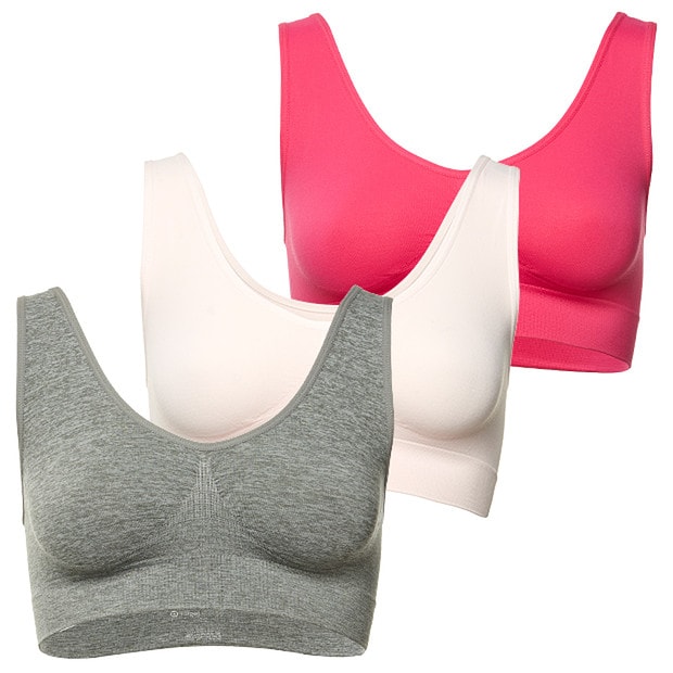3 Pack Comfort Crop, Style:KC0711 3 Pack Comfort Crop, Style:KC0711