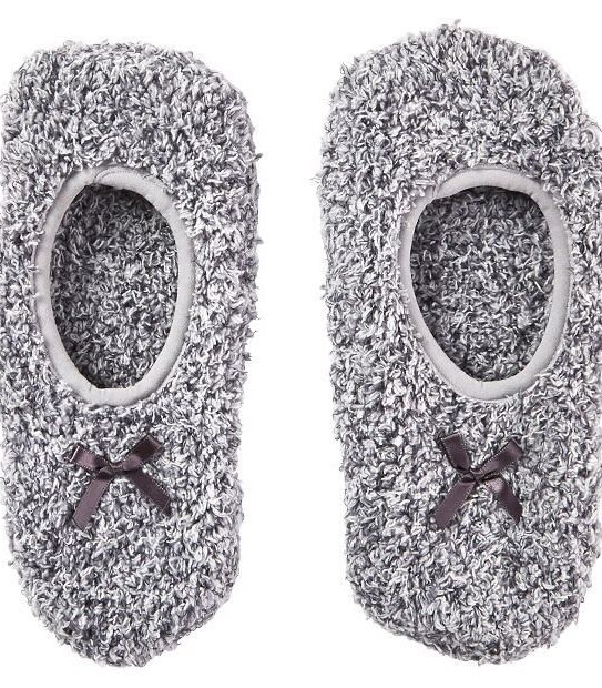 Cosie Slip On Socks - Grey