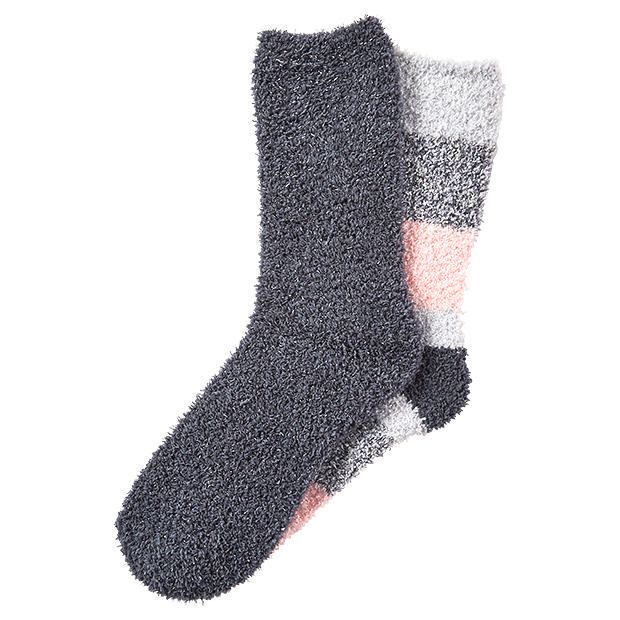 2 Pack Cosie Stay At Home Socks 2 Pack Cosie Stay At Home Socks