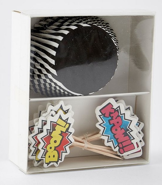 12 Pack Super Party Cupcake Kit