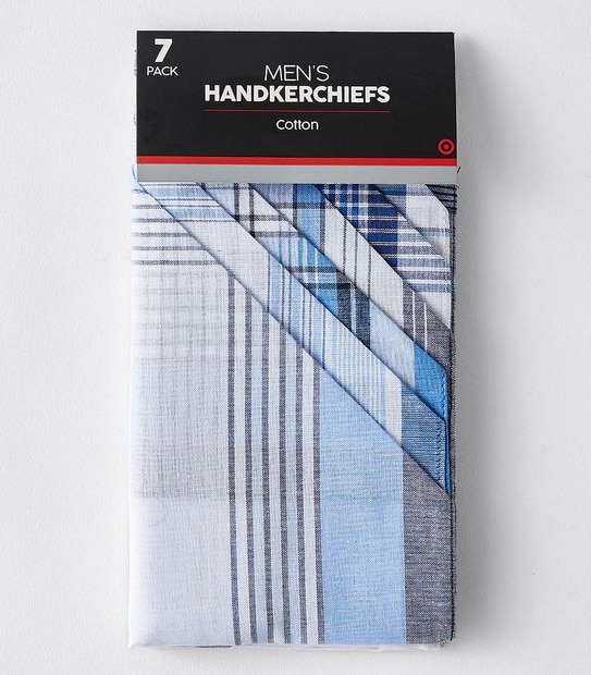 7 Pack Handkerchiefs - Assorted